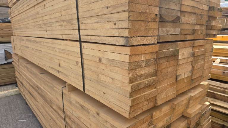 🪚3.9m German White Wood Scaffold Boards