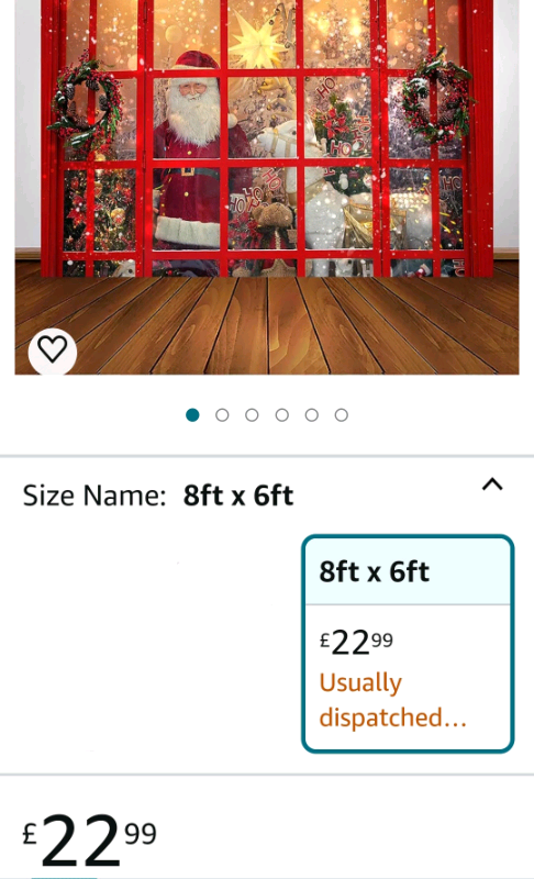 Bnip Christmas theme canvas backdrop