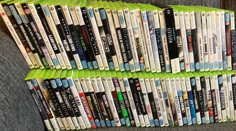 91x Xbox 360 Microsoft games top titles-untested all discs present.