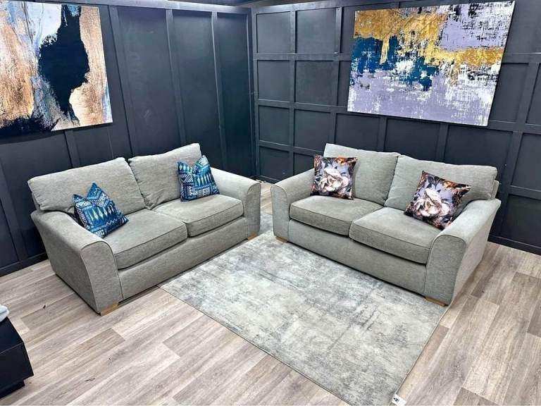 Brand New 3+2 Seater Dylan Sofa & Corner Sofa Available Free Home Delivery 🚚🚛