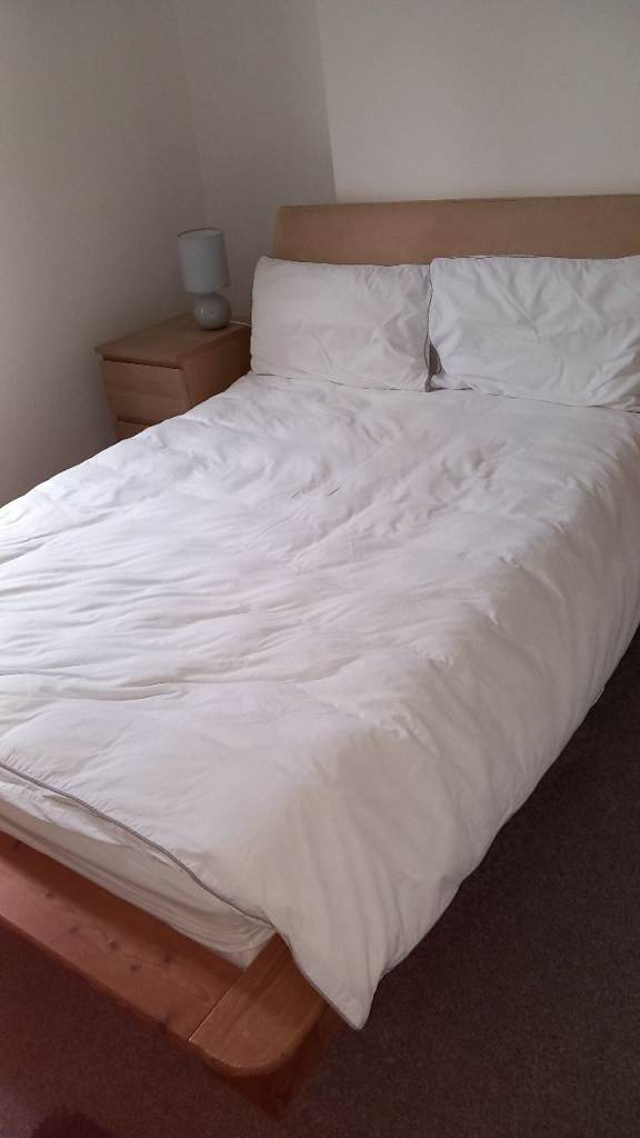 Double bed with under bed storage 