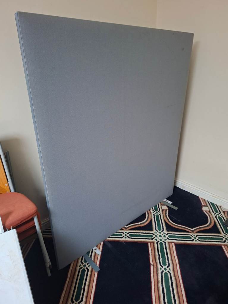 Room Divider / Wall Divider – Fabric – 63in x 71in – Good Condition