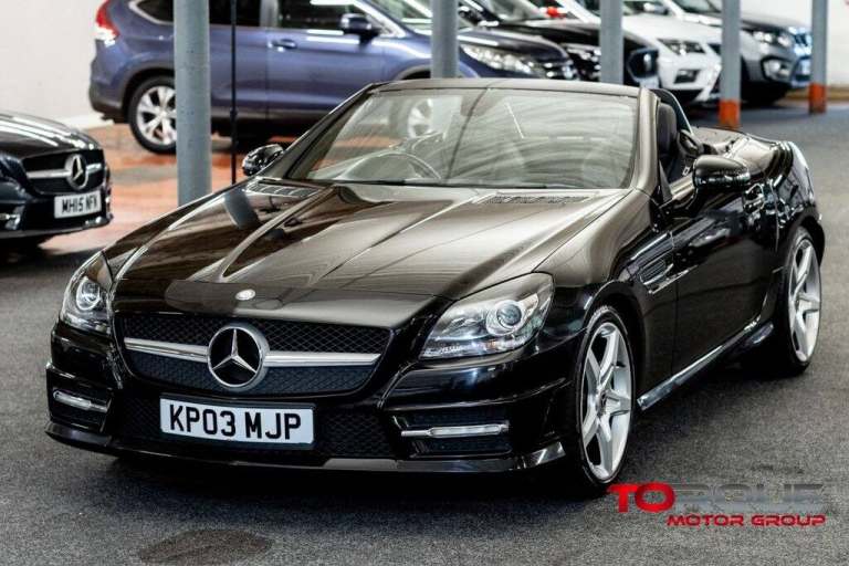 2012 Mercedes-Benz SLK 1.8 SLK250 BlueEfficiency AMG Sport Convertible 2dr Petrol G-Tronic+ Euro ...