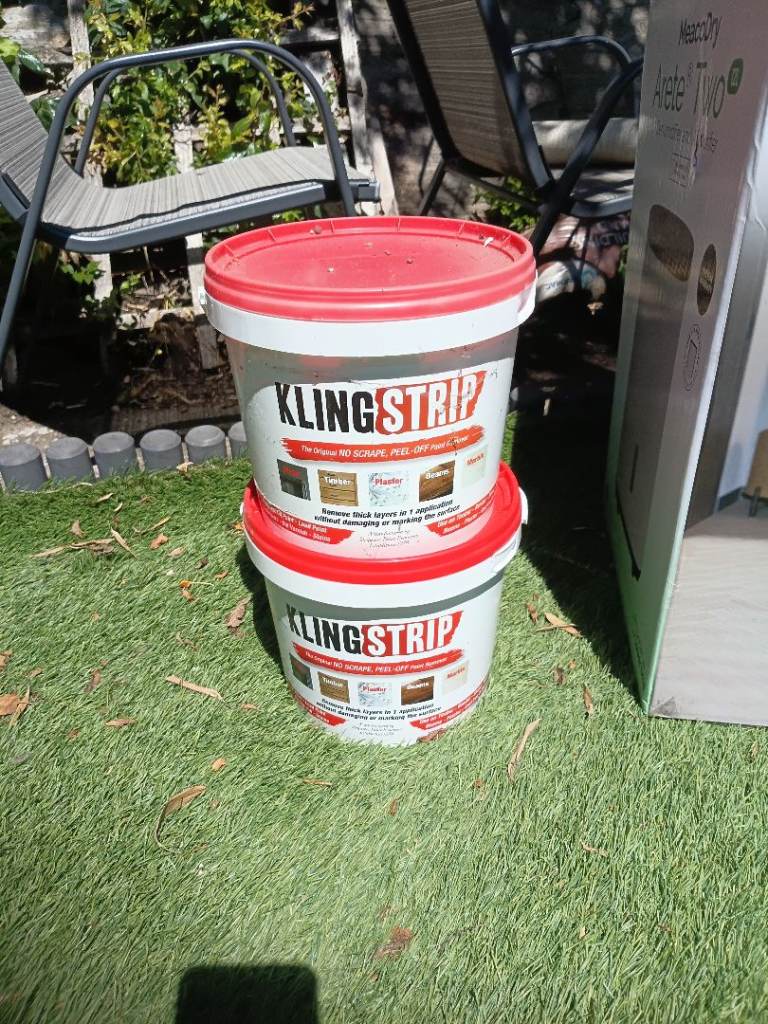 RRP. £60. Kling Strip. Paint Stripper. 5 litres x 2
