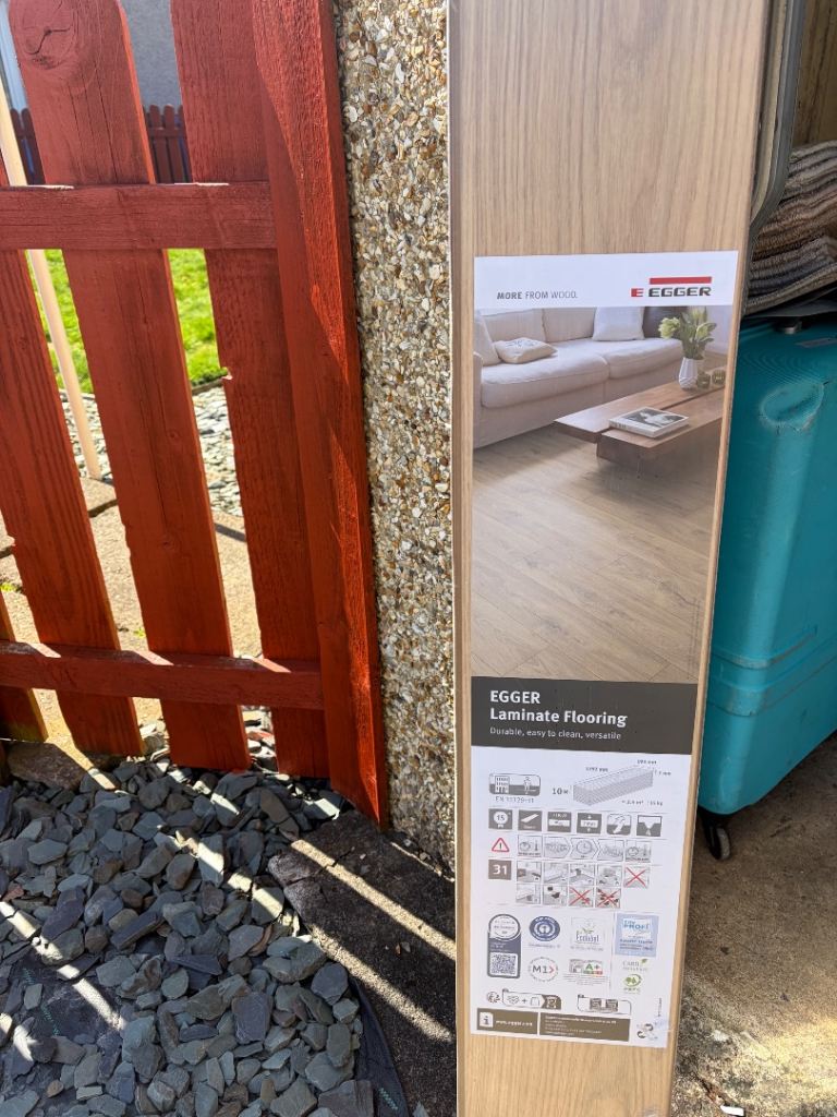 Egger Click Laminate Flooring – 4 Packs (New & Sealed) – Bargain