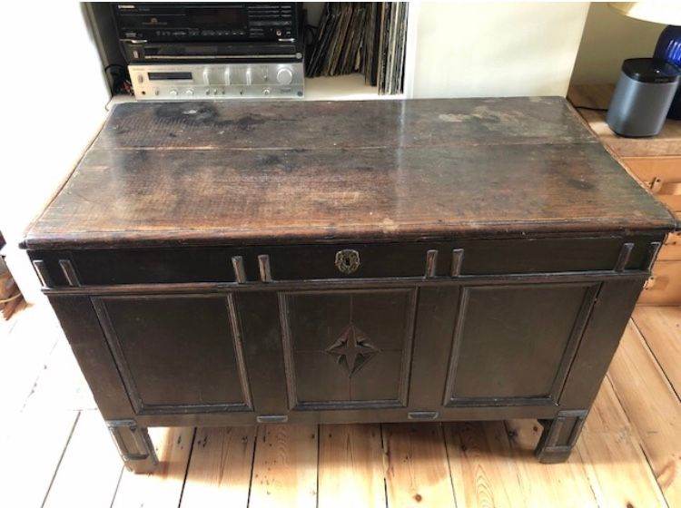 Large Antique Blanket Chest – Collection only in London SW18