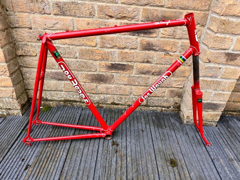 Joe Waugh M Steel bike frame forks Reynolds 531c road race rim brake 700c