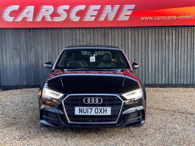 2017 Audi A3 1.6 TDI S Line 2dr CONVERTIBLE DIESEL Manual