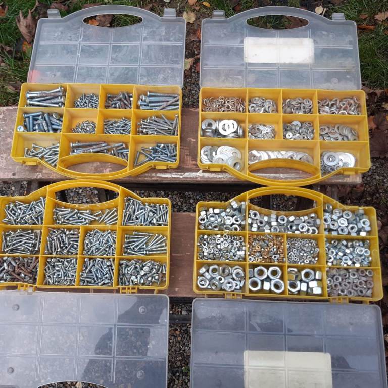 Silverline Nuts Bolts Washers and Screw Packs