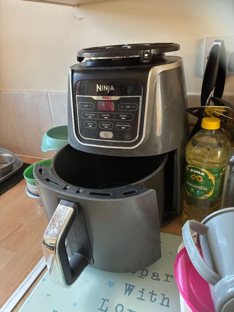 Ninja MAX Air Fryer - Grey, Good Condition