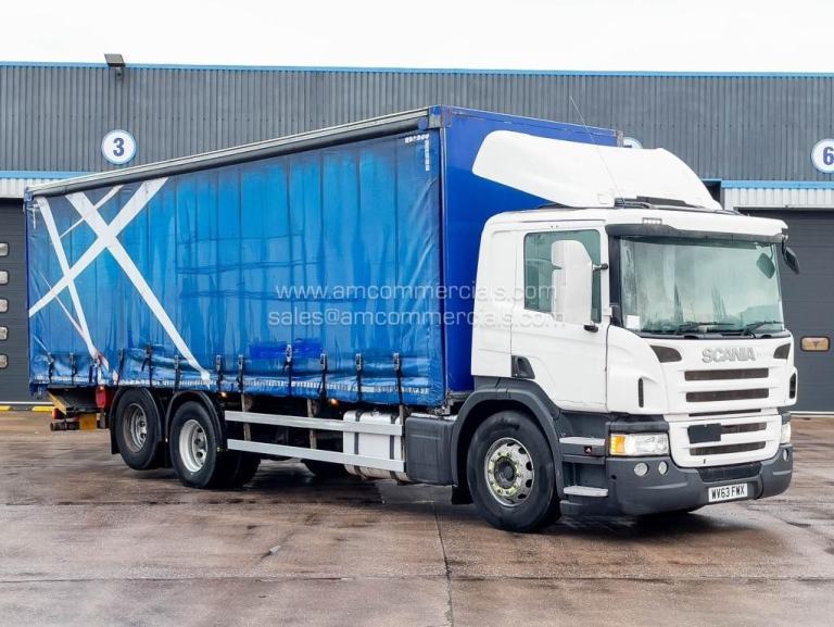 2013 (63) SCANIA P280 6X2 REARLIFT CURTAINSIDER