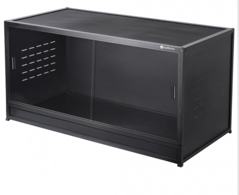 4ft black pvc vivarium 