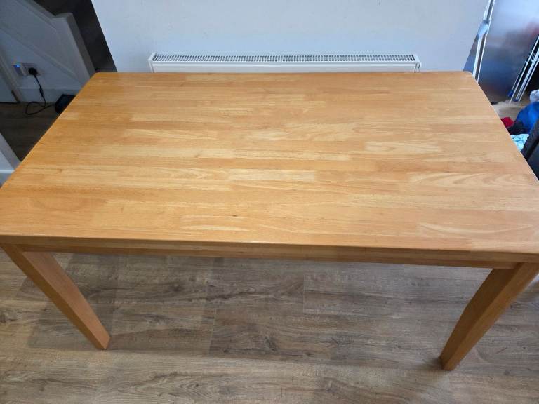 Solid wooden dining table 