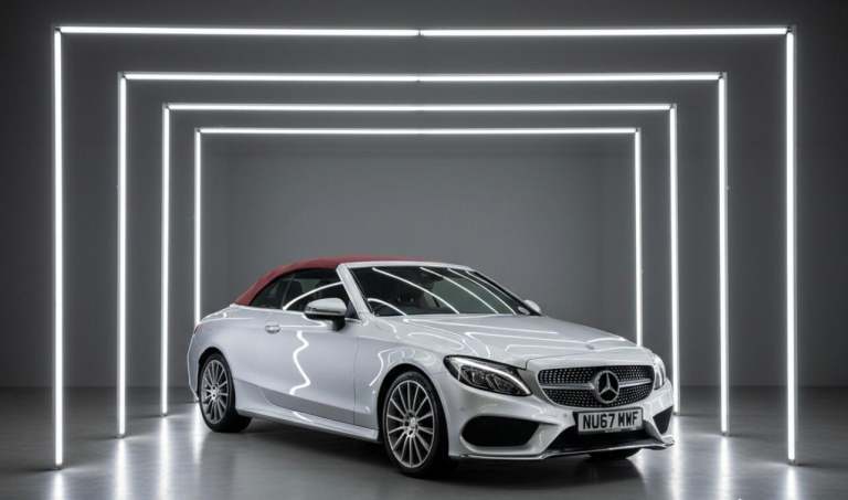 2017 Mercedes-Benz C Class 2.0 C200 AMG Line (Premium Plus) Cabriolet G-Tronic+ Euro 6 (s/s) 2dr ...