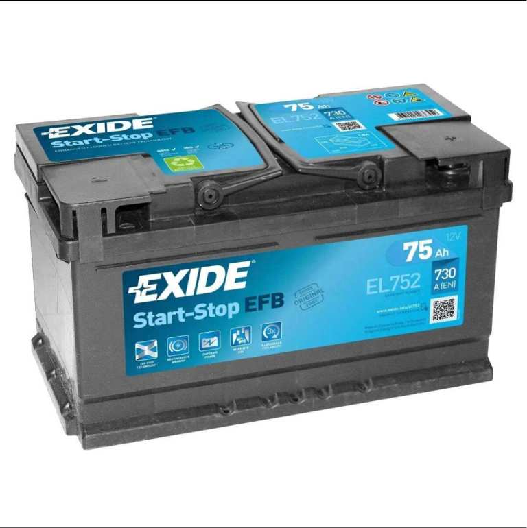 Brand new Exide Start-Stop EFB battery