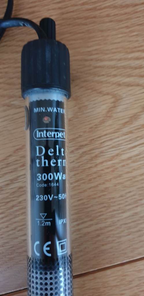 Aquarium Fish Tank Interpret Delta Therm Heater Submersible 300 W
