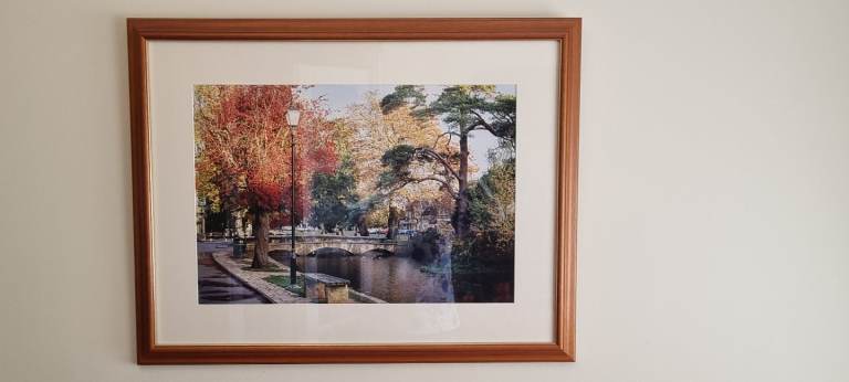 Framed Picture of Bourton on the Water