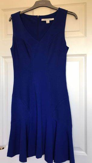 Diane von Furstenberg Blue Slim Fit Dress UK 8