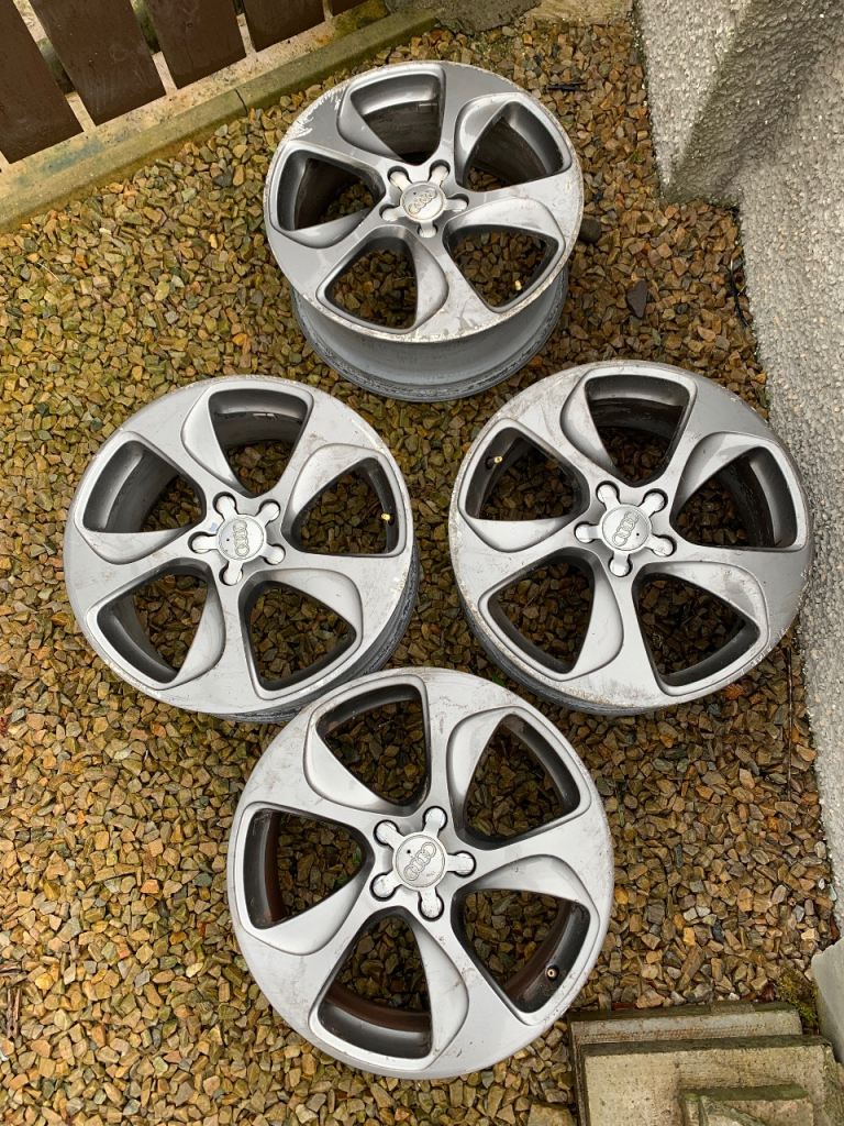 Audi A3 gunmetal grey alloys - 18 inch