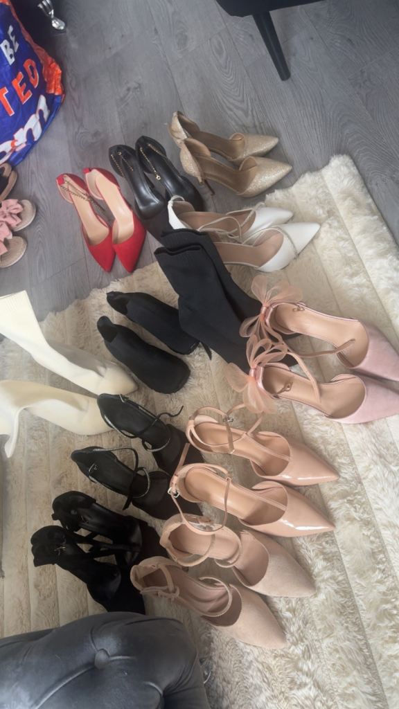 Various Ladies Shoes and Boots - Sizes 5-5 1/2 Good Condition