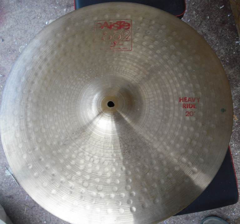Paiste 2002 20" heavy Ride Cymbal bronze swiss