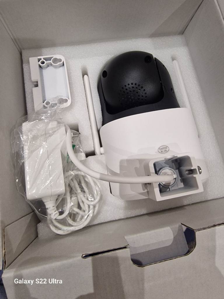 Brand New PTZ Security Camera – White & Black