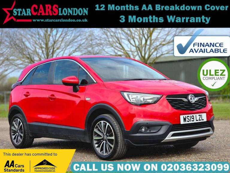 2019 Vauxhall Crossland X 1.2 Turbo Elite Nav Auto Euro 6 (s/s) 5dr HATCHBACK Petrol Automatic