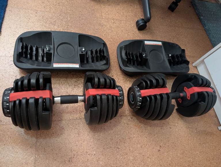 Adjustable Dumbbells 2x24kg 