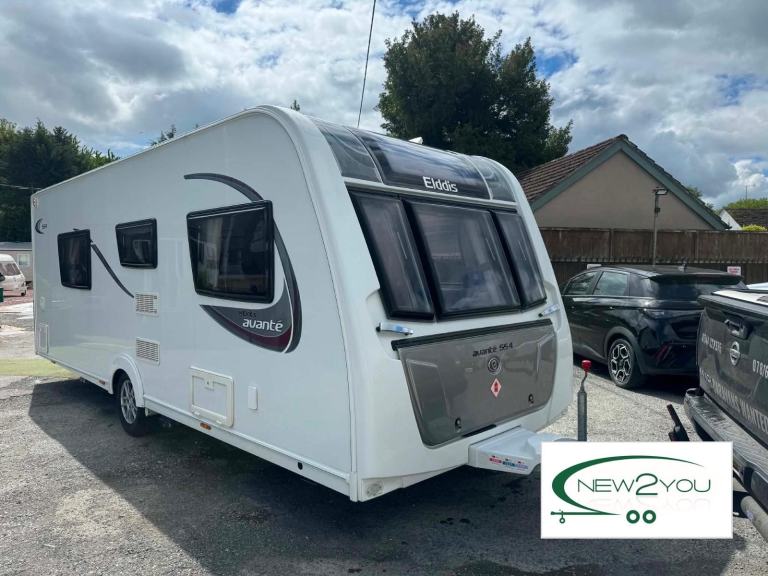 2016 Elddis Avante 554 4 Berth TRANSVERSE BED Caravan - STOCK NO H089