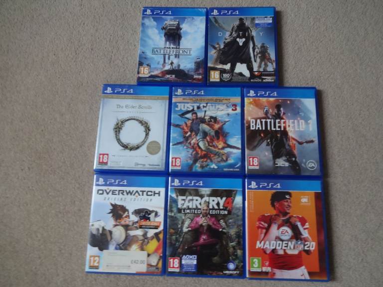 PS4 Playstation 4 Games - £4 each or 3 for £10