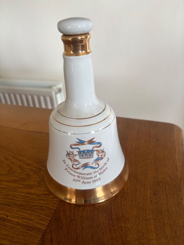 Bell's Scotch Whisky Commemorative Decanter - Prince William 1982 Edition