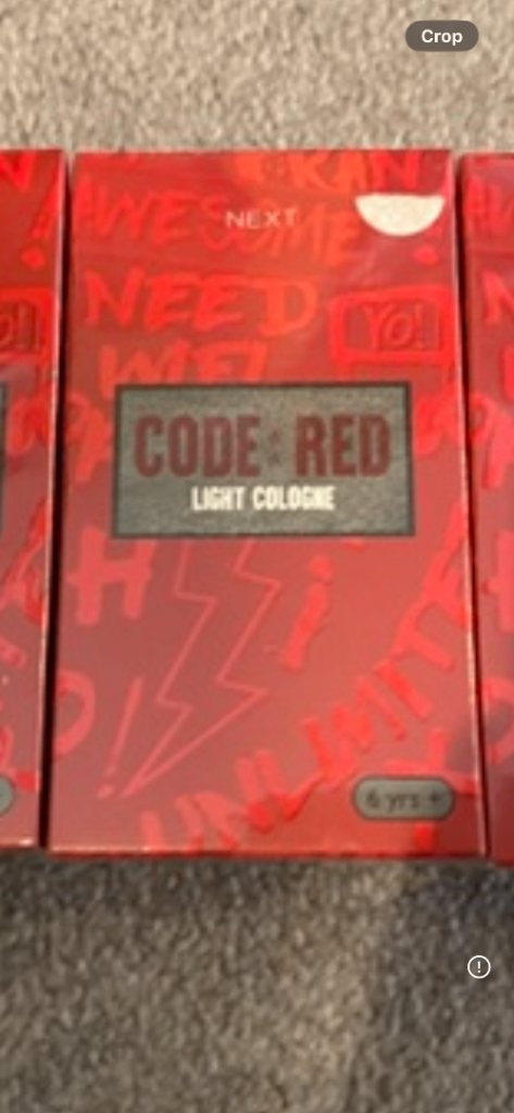 Brand NEW Next Code Red Light Cologne - Unopened Bottle