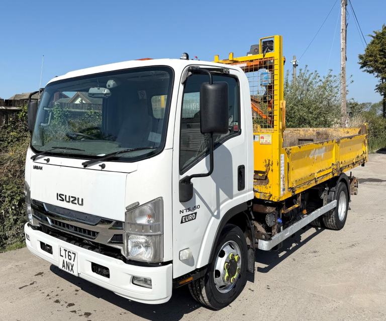 2018 ISUZU FORWARD N75.150 TIPPER 7.5TON TARMAC MANUAL CHUTES 3SEAT 40,000 MILES