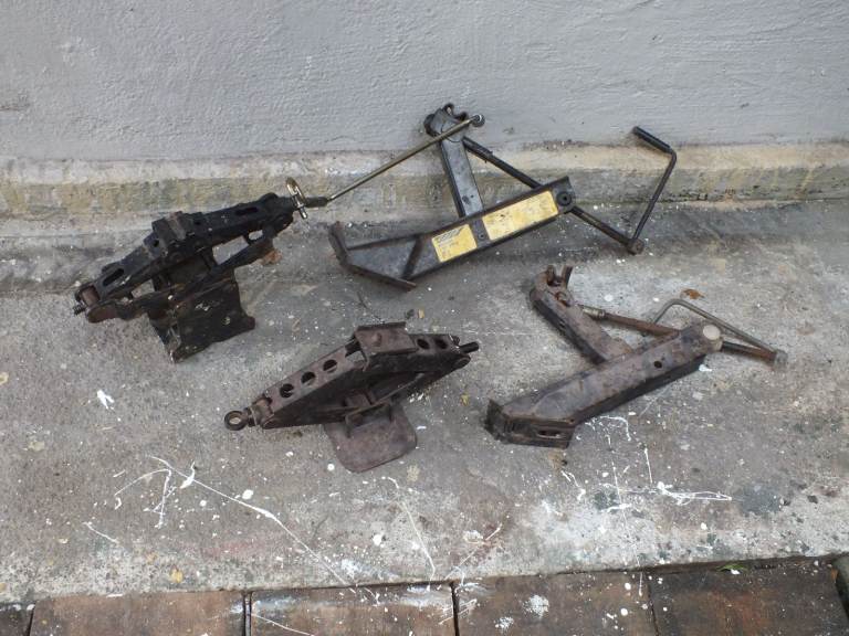  CAR JACKS,  SCISSOR TYPE VARIOUS, ETC.