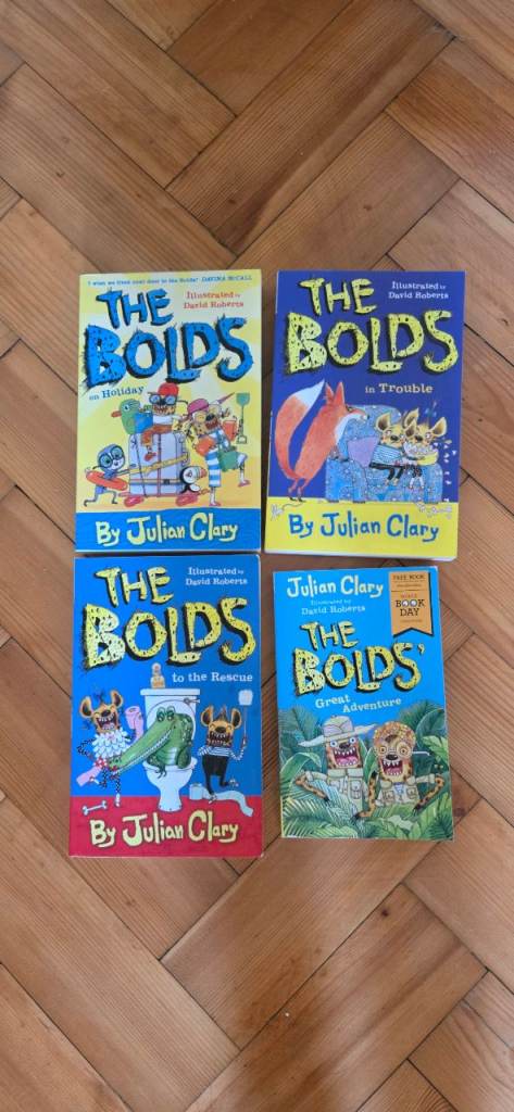The Bolds Book Series by Julian Clary 4 Books