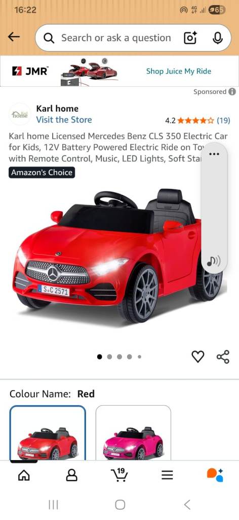 Electric car for kids