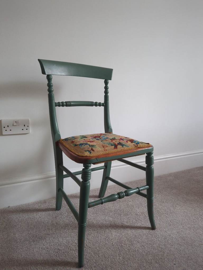Hand Painted Wooden Chair 