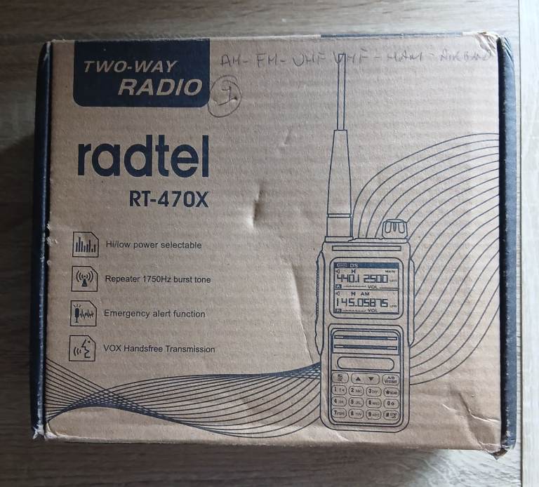 Two way radio ham and scanner