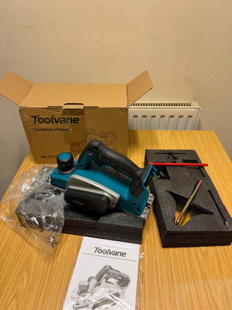 Toolvane Cordless Planer - Brand New, Unused