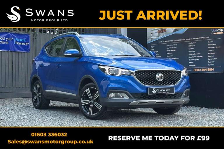 2018 MG MG ZS 1.5 VTi-TECH Exclusive Blue Manual Petrol 2018 SUV Petrol Manual