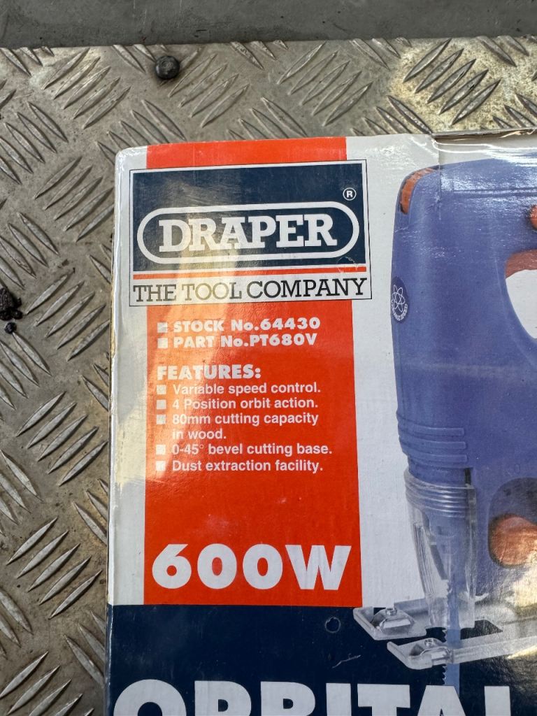 Brand new draper orbital jigsaw