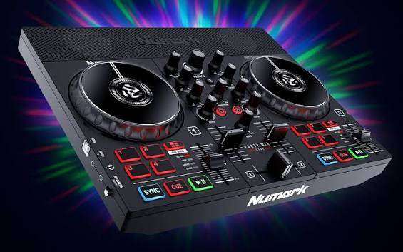 (NEW) Numark Party Mix Live DJ Controller + HF125 Headphones