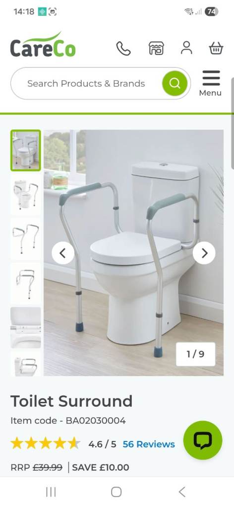Toilet Surround Support Frame