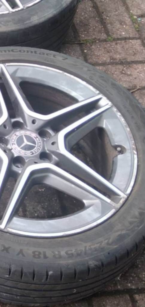 Mercedes amg 5 stud alloy wheels & tyres