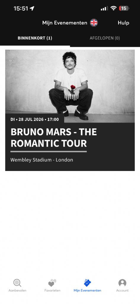 Bruno mars romantic tour 28th jul