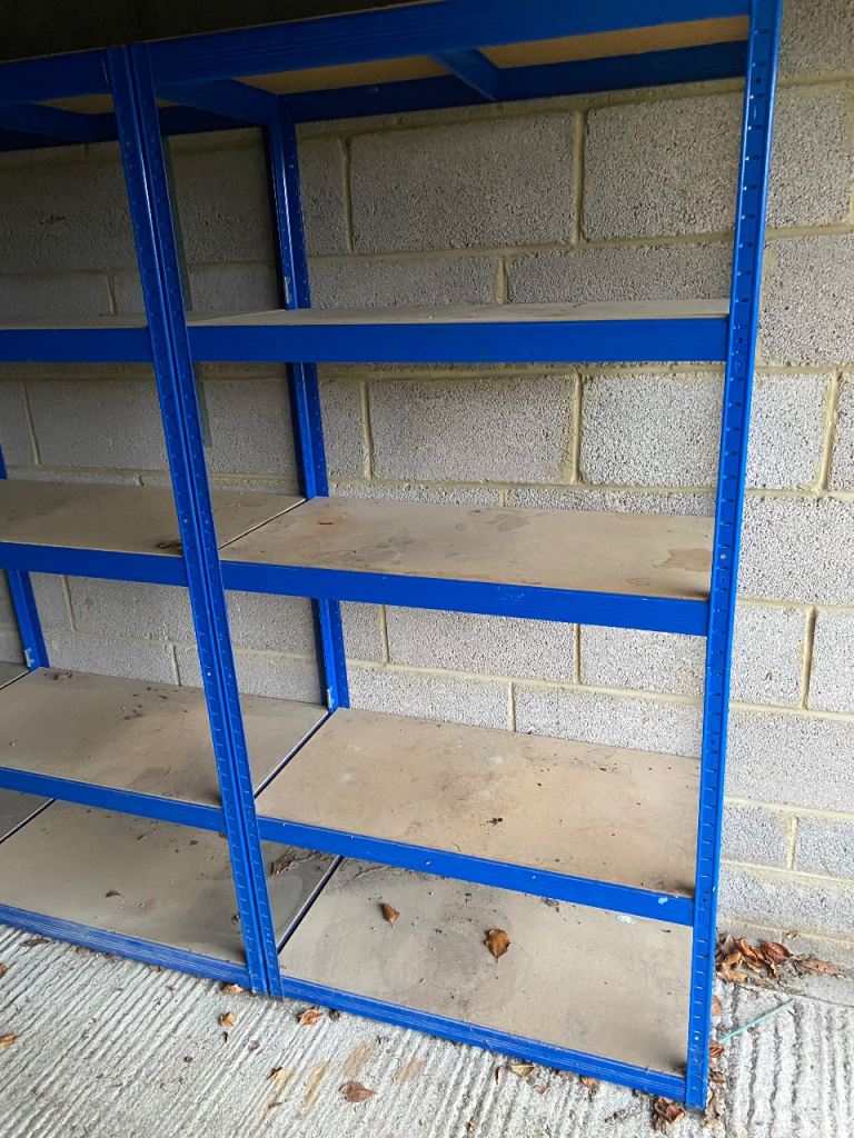 Metal shelving 