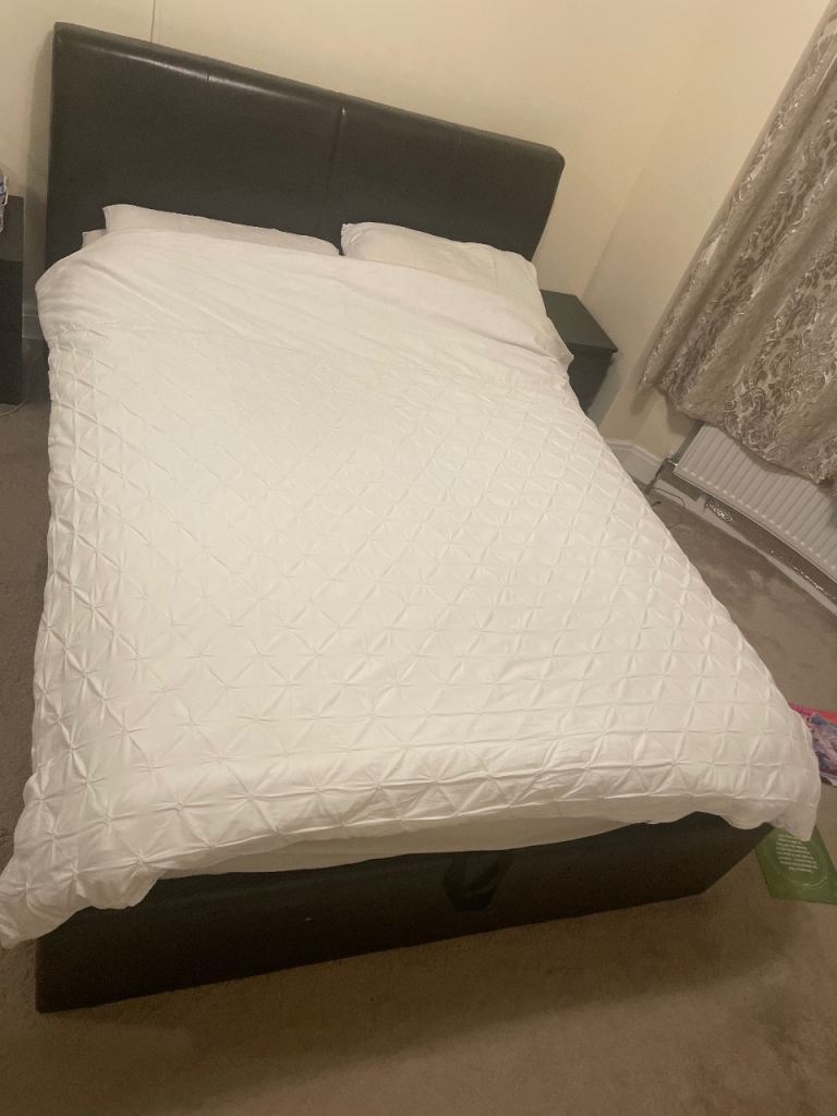 image for Double Ottoman Bed with mattress 