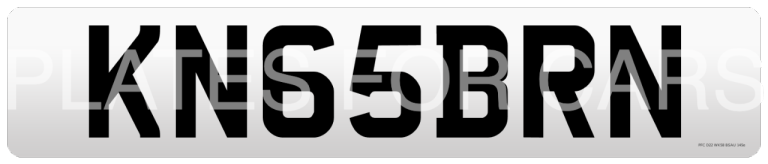 Private Number plate KN65BRN