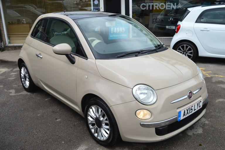 2015 Fiat 500 1.2 Lounge Hatchback 3dr Petrol Manual Euro 6 (s/s) (69 bhp)