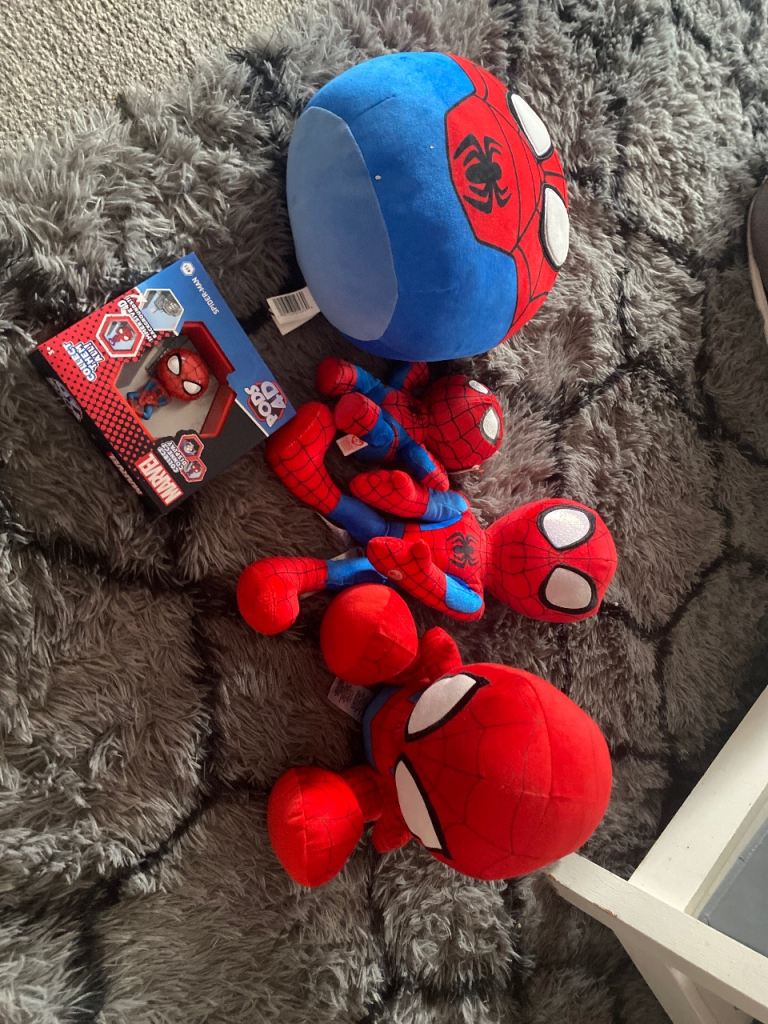 Spider-Man teddies one is from the Disney shop 
